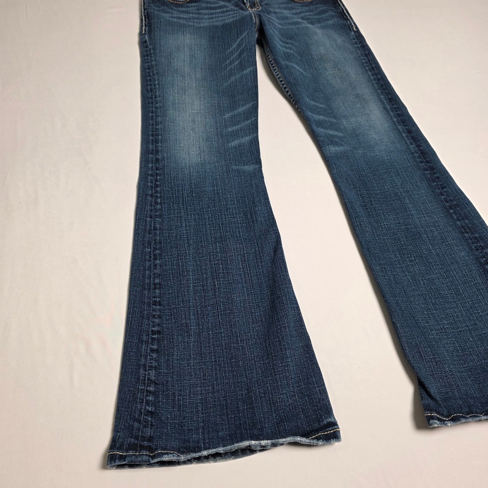 BKE Sabrina Bootcut Jeans Womens 30" Blue Medium Wash Stretch Low Rise Denim - Picture 4 of 13